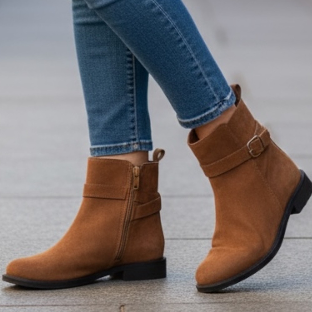 Sam Edelman Tan Ankle Boots